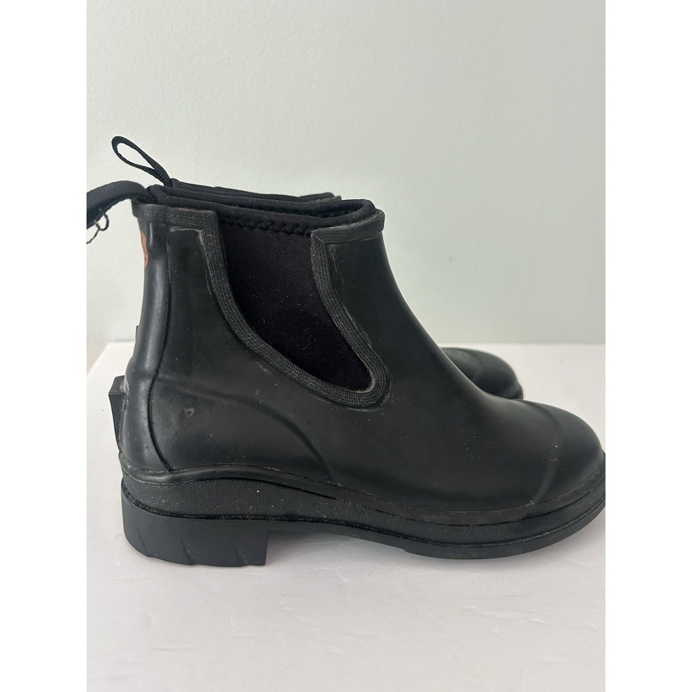 Ariat Rubber Rain Shortie Boots Waterproof Matte Black Womens 5.5 Garden Boho